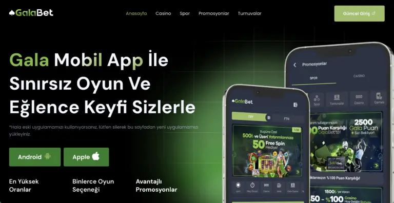 Galabet Mobil Uygulama ile sınırsız oyun